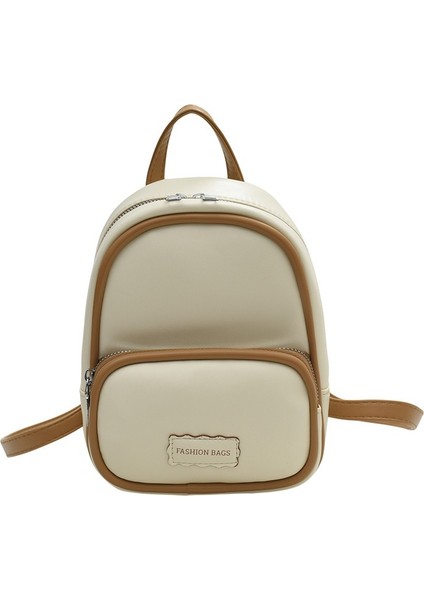 Çok Yönlü Kontrast Renkli Kadın Sırt Çantası (Yurt Dışından)