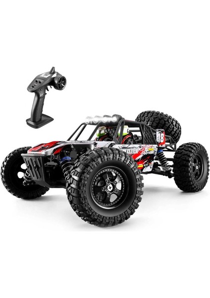 Haıboxıng Rc 1/12 905 50+ Km/h Sürat 4x4 Uzaktan Kumandalı Rc Model Araba Rtr Elektrikli 4WD Brushed Fırçalı Offroad Truck (Kırmızı)