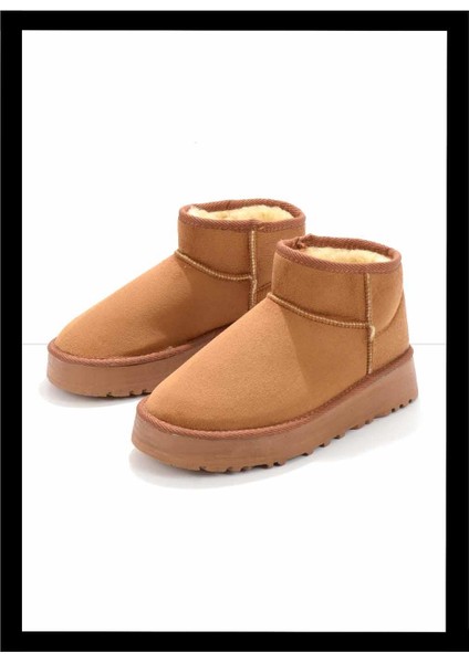 Taba Süet Kadın Panduf K02855110002