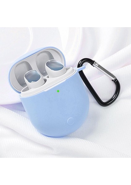 - Xiaomi Redmi Buds 3 Pro / Airdots 3 Pro Uyumlu Silikon Kılıf - Kopçalı Kulaklık Kılıfı