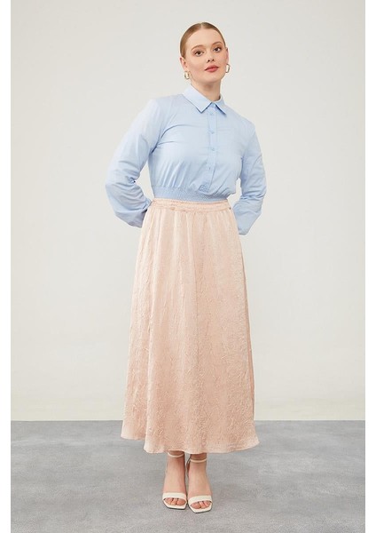 Pudra Beli Lastikli Saten Etek fiyatları