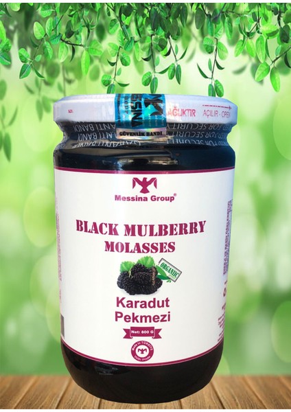 Organik Karadut Pekmezi / Organic Black Milberry Molasses / 800 gr