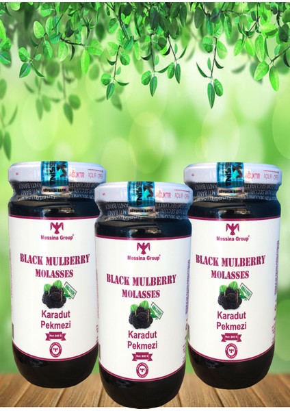 Organik Karadut Pekmezi / Organic Black Milberry Molasses / 800 gr