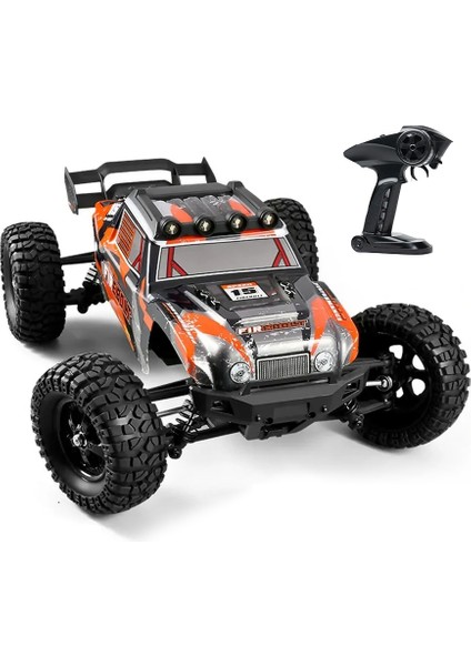 Haıboxıng Rc 1/12 901 Firebolt 50+ Km/h Sürat 4x4 Uzaktan Kumandalı Rc Model Araba Rtr Elektrikli 4WD Brushed Fırçalı Offroad Truck (Turuncu)