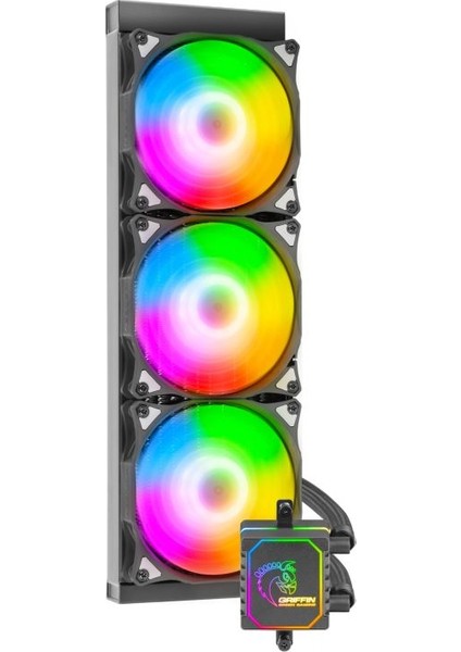 GLC360A Glacıer Argb 360MM 3X12CM Fanlı Işlemci Sıvı Soğutucu modelleri