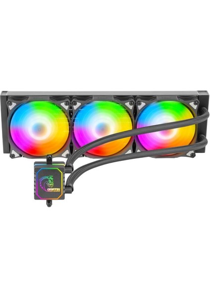 GLC360A Glacıer Argb 360MM 3X12CM Fanlı Işlemci Sıvı Soğutucu fırsatları