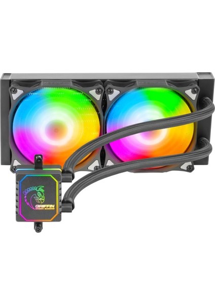 GLC240A Glacıer Argb 240MM 2X12CM Fanlı Işlemci Sıvı Soğutucu fırsatları