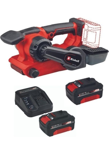 Tp-Bs 18/457 Li Bl 2X4.0AH Kömürsüz Akülü Zımpara Makinesi