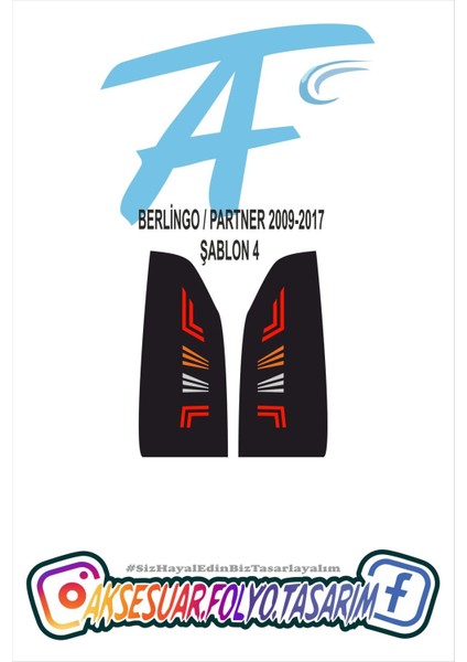 Berlingo/partner 2009-2017 Stop Folyo Model 4