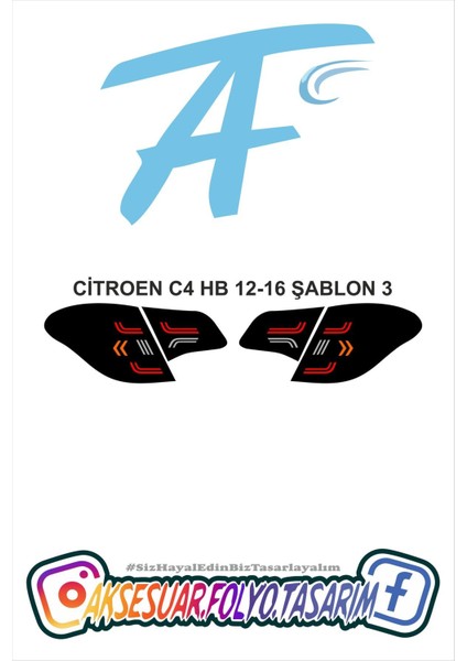 Citroen C4 Hb 12-16 Stop Folyo