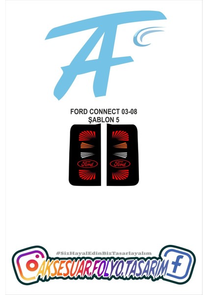 Ford Connect 03-08 Stop Folyo