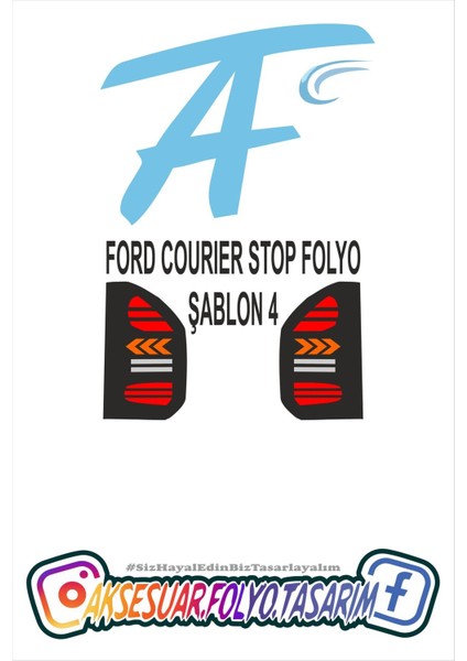 Ford Courier Stop Folyo