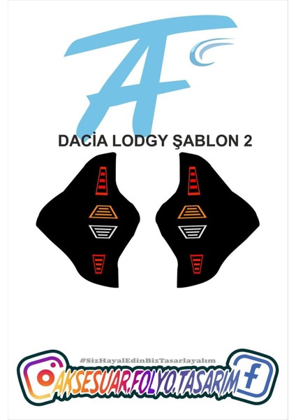 Dacia Lodgy Stop Folyo
