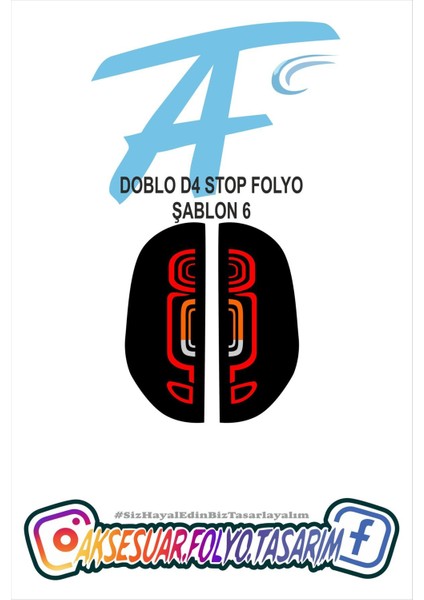 Doblo D4 Stop Folyo