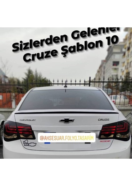 Cruze Sedan Stop Folyo Model 10 modelleri