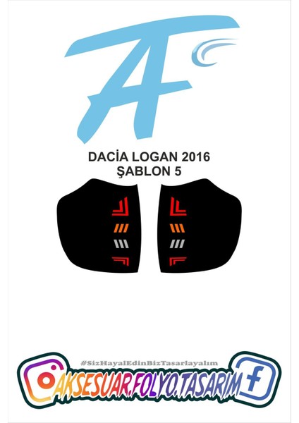 Dacia Logan 2.nesil Mcv Stop Folyo