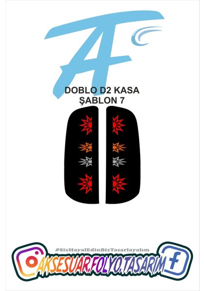 Doblo D2 Stop Folyo
