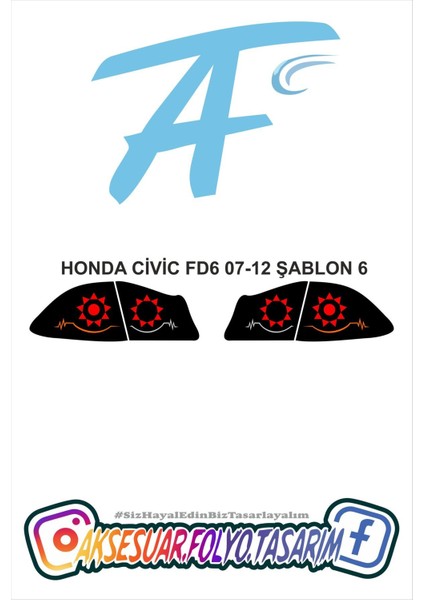 Honda Fd6 2007-2012 Stop Folyo
