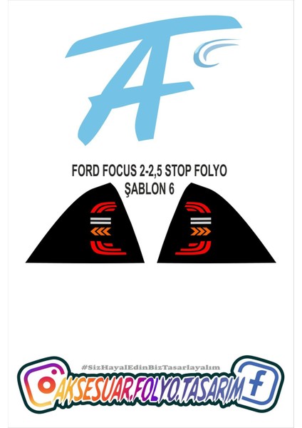 Ford Focus 2 / 2.5 Sedan Stop Folyo