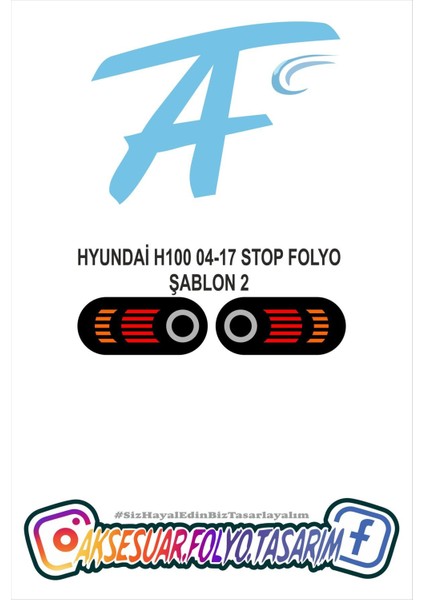 Hyundai H100 Stop Folyo