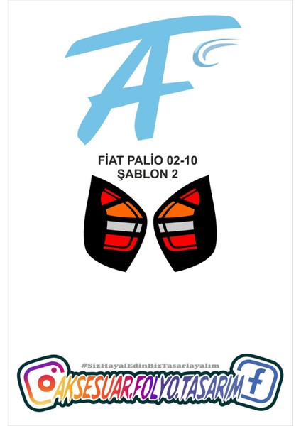 Fiat Palio 02-10 Stop Folyo