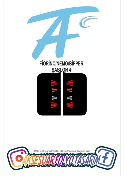 Fiorino / Nemo/ Bipper Stop Folyo