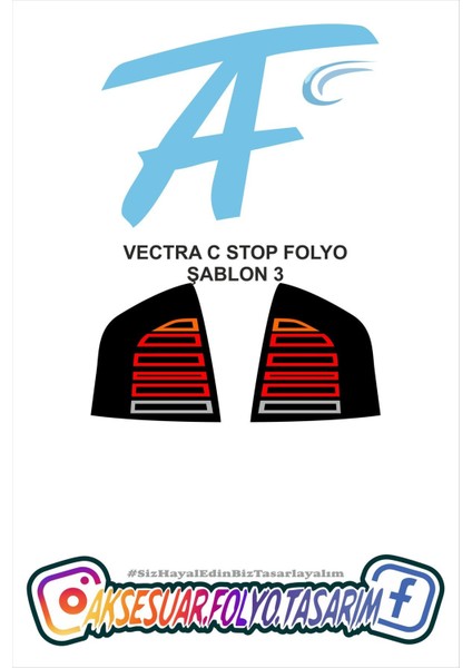 Opel Vectra C Stop Folyo