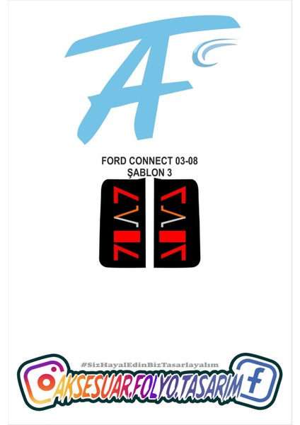 Ford Connect 03-08 Stop Folyo