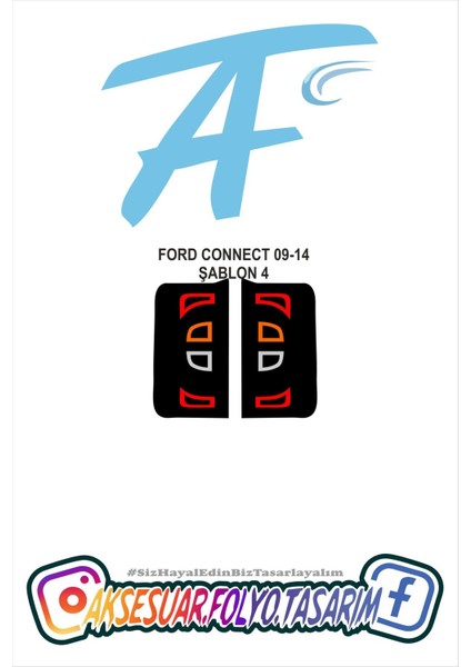 Ford Connect 09-14 Stop Folyo