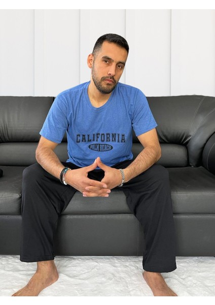 Erkek Kısa Kol Pijama Takımı