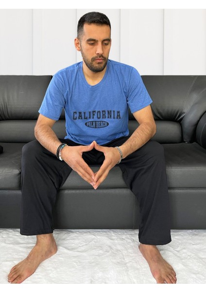 Erkek Kısa Kol Pijama Takımı