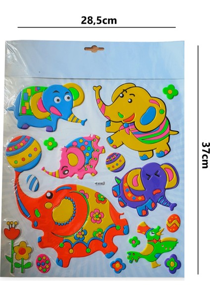 Jumbo Kabartmalı Sticker