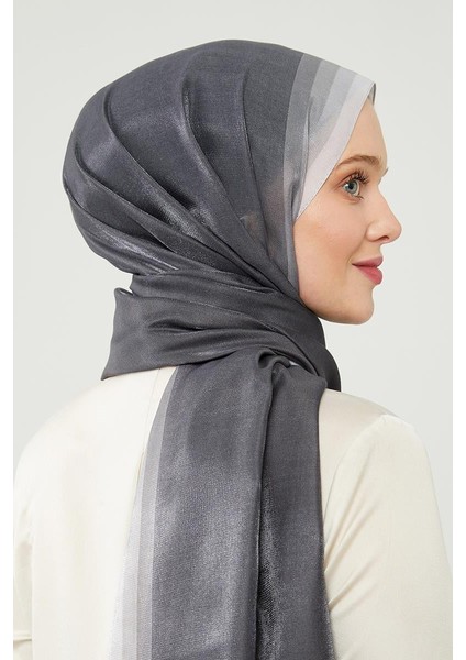 Antrasit-Gri Renk Geçişli Kehribar Şal modelleri