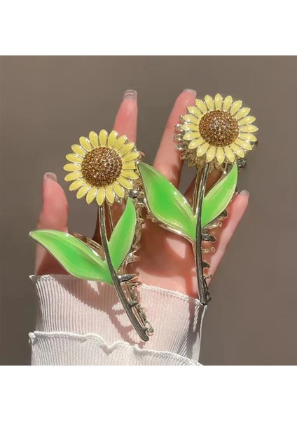Metal Ay Çiçeği Mandal Toka (Ölçü:11 Cm) fiyatları