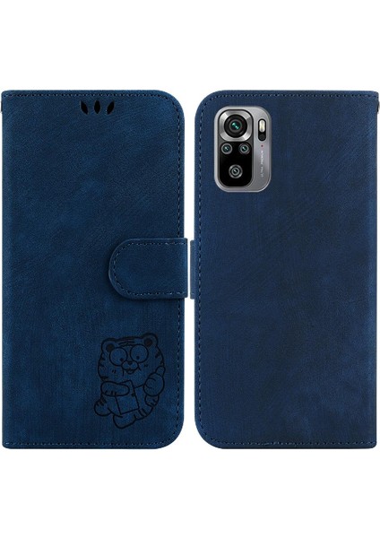 Xiaomi Redmi Için Not 10 4G/10S Kart Cep Flip Folio Kabartmalı Sevimli (Yurt Dışından)
