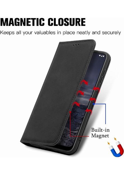 Nokia G21 Flip Kapak Için Kılıf Darbeye Cüzdan Deri Kılıf Basit (Yurt Dışından) modelleri