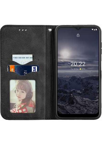 Nokia G21 Flip Kapak Için Kılıf Darbeye Cüzdan Deri Kılıf Basit (Yurt Dışından) fırsatları