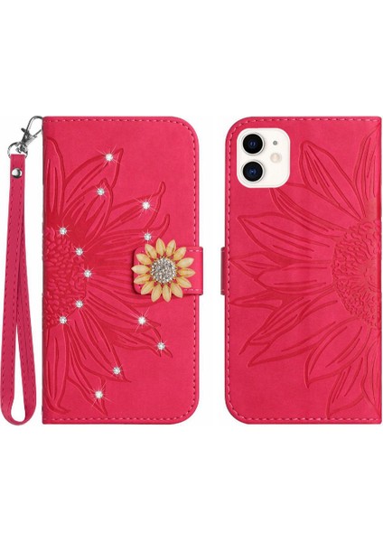 Iphone 12 Için Kılıf Mini Telefon Kılıfı Kart Tutucu Darbeye Tpu Kabuk Pu (Yurt Dışından)