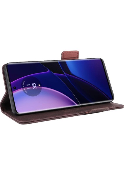 Motorola Moto EDGE40 Koruyucu Kapak Deri Folio Flip Case Için Kılıf (Yurt Dışından) fiyatları