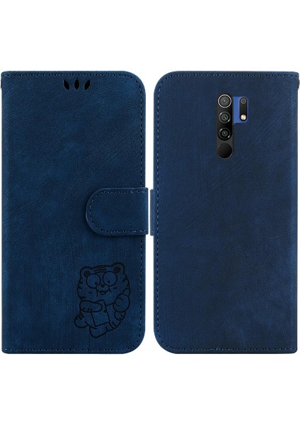 Xiaomi Redmi 9 Başbakan Kart Cep Flip Folio Cüzdan Kılıf Tutucu (Yurt Dışından)