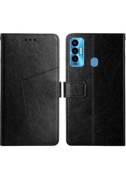 Tecno Camon 18I Telefon Kılıfı Için Kılıf Kapak Kapak Kitap Katlanır Deri Cüzdan (Yurt Dışından)