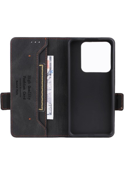 Mays Shop Xiaomi 14 Için Kılıf Pro Koruyucu Kapak Deri Folio Flip Case Tam (Yurt Dışından)