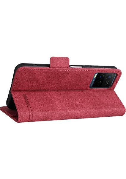 Kart Tutucu Kickstand Koruyucu Kapak Kartı ile Vivo Y21/Y33S Için Kılıf (Yurt Dışından)