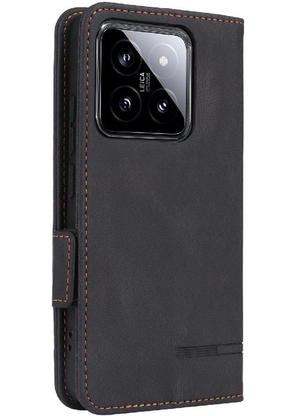 Xiaomi 14 Için Kılıf Koruyucu Kapak Deri Kart ile Folio Flip Case (Yurt Dışından) fırsatları