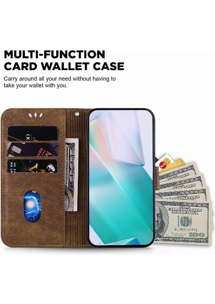 Mays Shop Samsung Galaxy A23 5g/4g Için Kılıf Tutucu Kapak Çevirin Folio Kabartmalı Sevimli (Yurt Dışından)