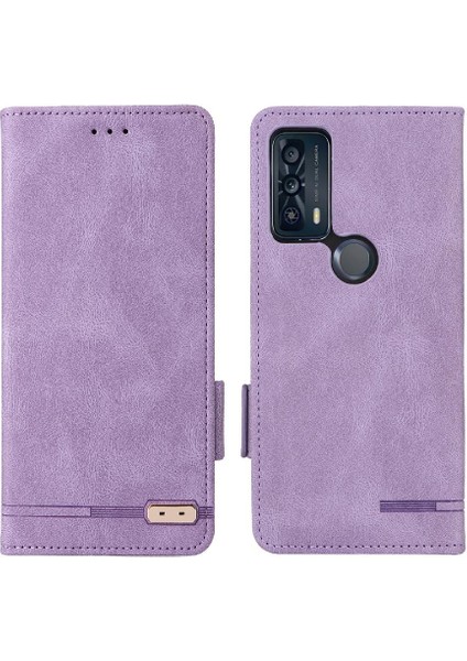 Tcl 20B Tam Koruma Koruyucu Kapak Deri Için Kılıf Folio Flip Case (Yurt Dışından)