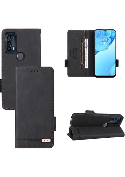 Tcl 20B Tam Koruma Koruyucu Kapak Deri Için Kılıf Folio Flip Case (Yurt Dışından)