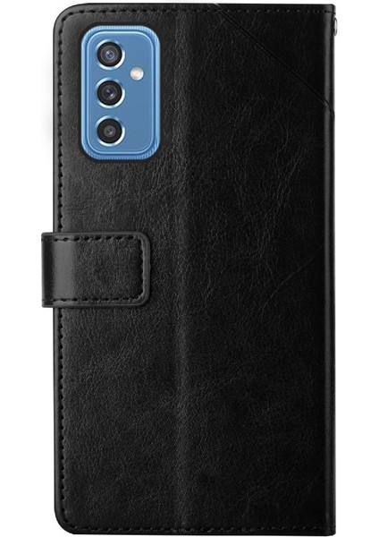 Samsung Galaxy M52 5g Için Kılıf Telefon Kılıfı Kapak Kapak Kitap Katlanır Deri (Yurt Dışından)