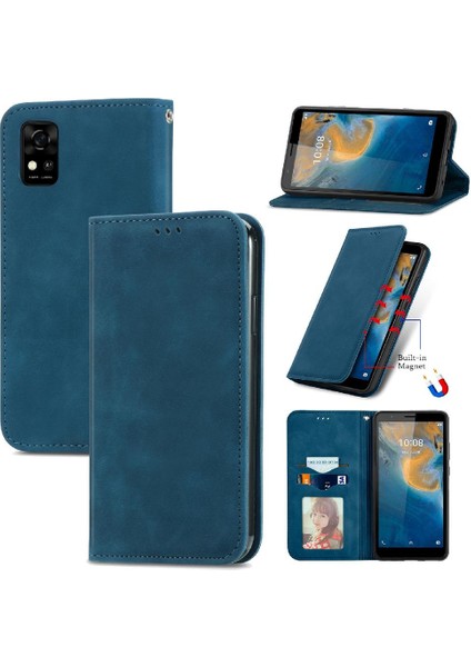 Zte Blade Case Fermuar Deri Kılıf Basit Iş Kordon (Yurt Dışından) fiyatları