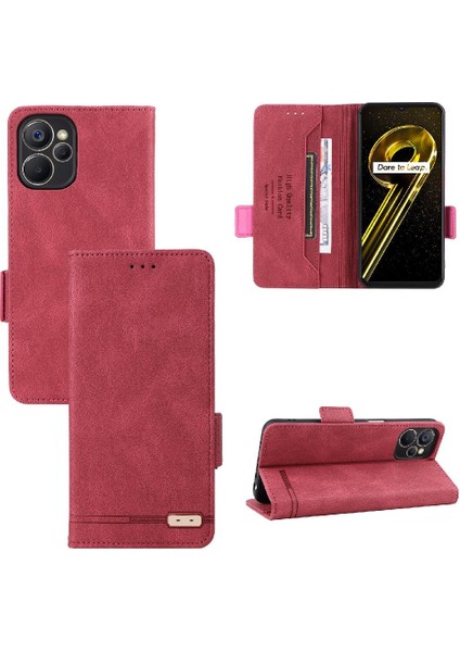 Kart Tutucu Kickstand ile Oppo REALME9I 5g Tam Koruma Için Kılıf (Yurt Dışından)
